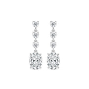 Four Prong Dangle Earring DAFO033